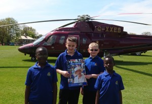 BB boys and helicopter