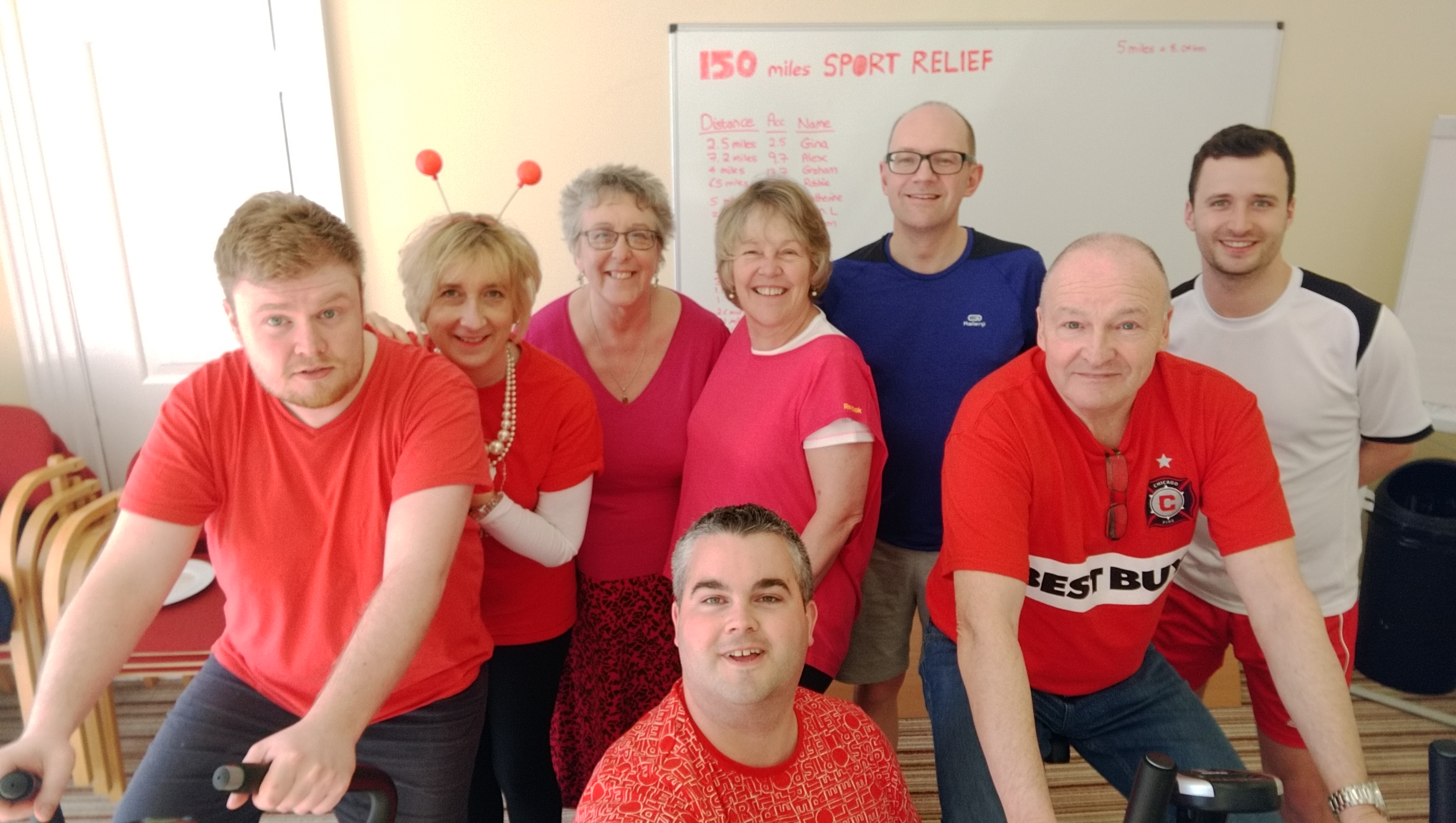 BB UK&RoI Staff Team cycle 150 miles for Sport Relief