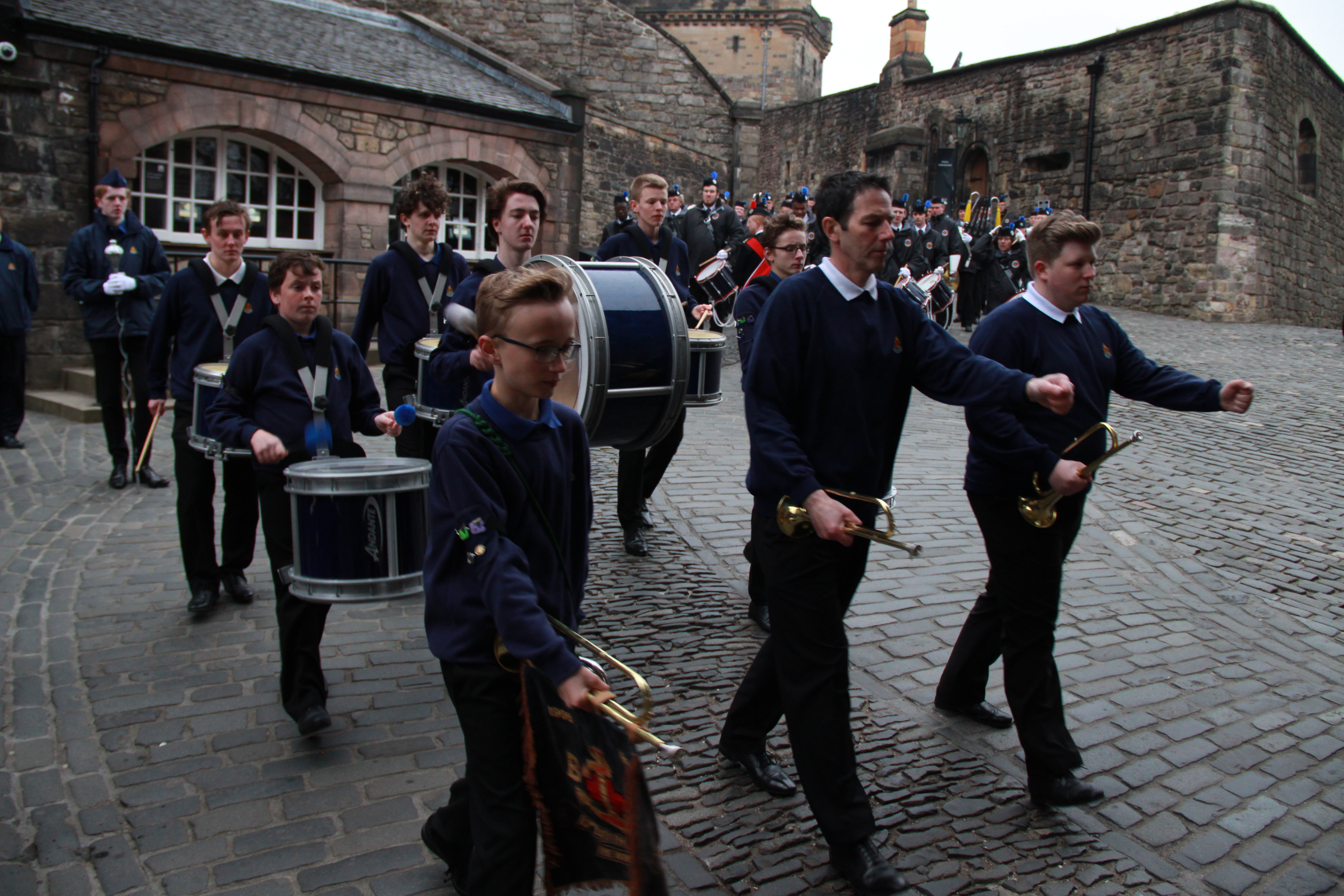 Beating Retreat at Edinburgh Castle