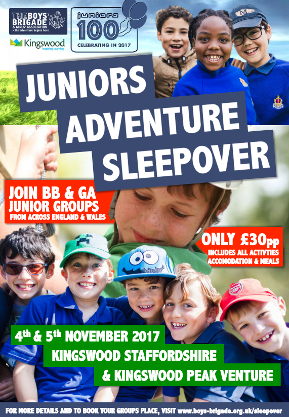 JUNIORS ADVENTURE SLEEPOVER