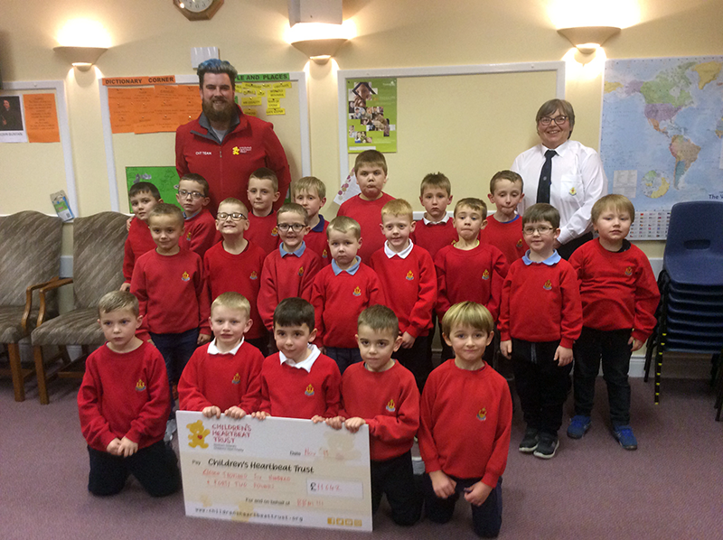 Anchor Boys in NI raise over £11,000 for Children’s Heartbeat Trust